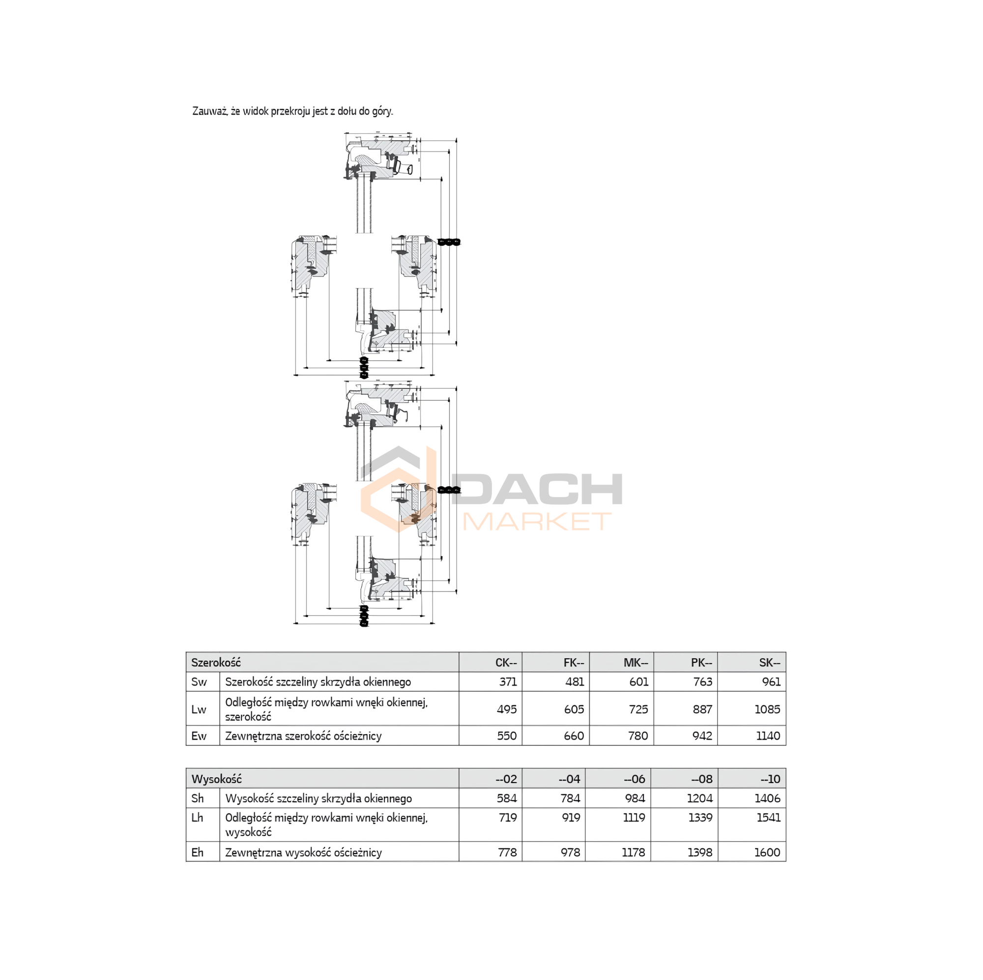 Okno dachowe Velux GLL 1064